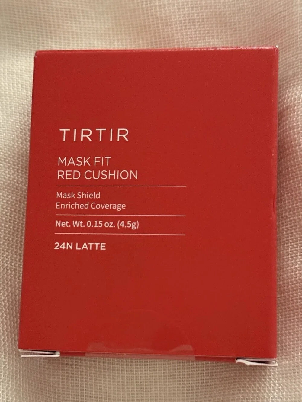 TIRTIR Mask Fit Red Cushion Foundation 24N Latte Mini 4.5g NEW